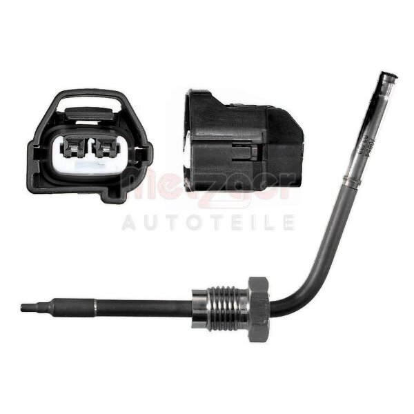 Sensor Exhaust Gas Temperature 530 mm cable 2-pin METZGER for e.g. MB E-CLASS