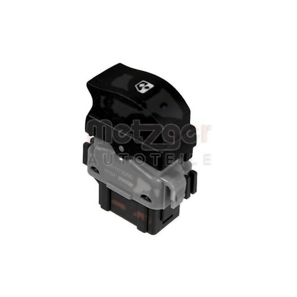 Schalter Fensterheber vorne 6-polig schwarz METZGER für u.a. OPEL MOVANO