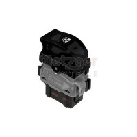 Schalter Fensterheber vorne 6-polig schwarz METZGER...