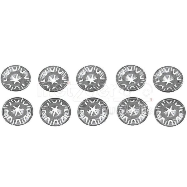 Clip Zier-/Schutzleiste Metall METZGER IAM-Expertise passend für u.a. AUDI