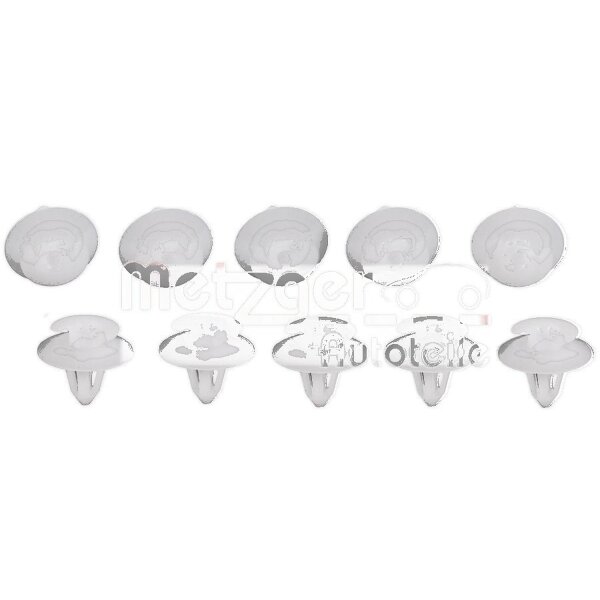 Clip Zier-/Schutzleiste Kunststoff METZGER passend für MERCEDES-BENZ