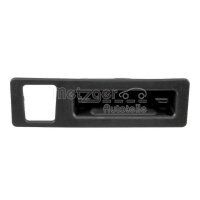 Tailgate Handle with microswitch plastic black METZGER...