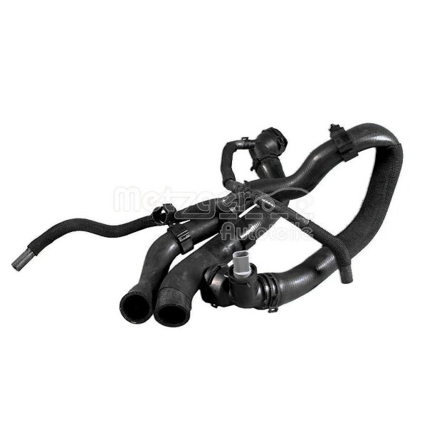 Radiator Hose from coolant regulator to radiator METZGER for e.g. SKODA YETI