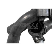 Radiator Hose from coolant regulator to radiator METZGER for e.g. SKODA YETI