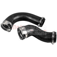 Charge Air Hose bottom with clamp METZGER for e.g. NISSAN...