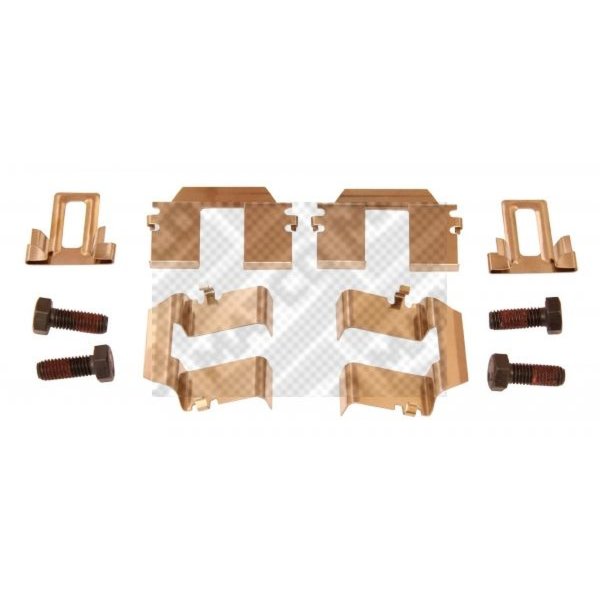 Accessory set disc brake pads MAPCO for VW TRANSPORTER T4 Bus