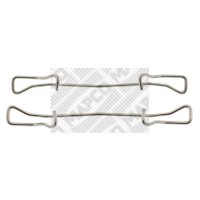 Accessory set front disc brake pad, two-piece MAPCO for...