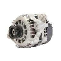 Alternator with V-ribbed belt pulley 49mm MAPCO for OPEL...