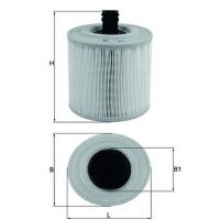Luftfilter Filtereinsatz MAHLE für OPEL ASTRA K (B16)