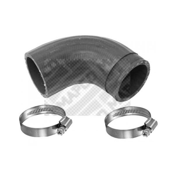 Top right charge air hose with MAPCO clamps for FORD FOCUS I