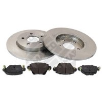 Bremsensatz Scheibenbremse hinten MAPCO für FORD...