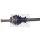 Front right drive shaft 718mm MAPCO for RENAULT CLIO II
