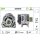 Generator 57mm with V-ribbed belt pulley VALEO for VW GOLF IV
