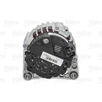 Generator 49mm with V-ribbed belt pulley VALEO for VW GOLF IV