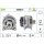 Generator 49mm with V-ribbed belt pulley VALEO for RENAULT LAGUNA II