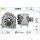 Generator 54mm with freewheel pulley VALEO for VW GOLF VII