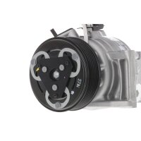Air conditioning compressor 100mm with PAG compressor oil VALEO for DACIA DUSTER (HM_)