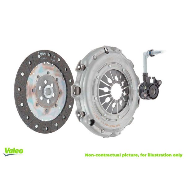 Clutch kit with central release bearing VALEO for VOLVO S40 II