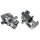 Brake caliper rear axle right parking brake Ø 34 mm FTE for e.g. HONDA CIVIC
