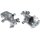 Brake caliper rear axle left parking brake Ø 34 mm FTE for e.g. NISSAN ALMERA