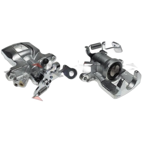 Brake caliper rear axle left parking brake Ø 38 mm FTE for e.g. MAZDA 6