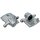 Brake caliper rear axle left grip saddle Ø 43 mm FTE for e.g. MITSUBISHI PAJERO