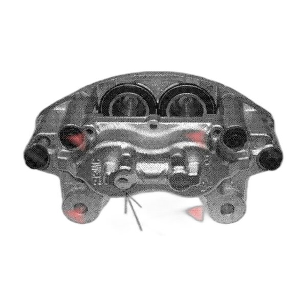 Brake caliper front axle right fixed 4 piston Ø 45 mm FTE for TOYOTA LAND