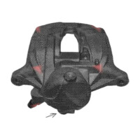 Brake caliper front axle right grip saddle Ø 60 mm...