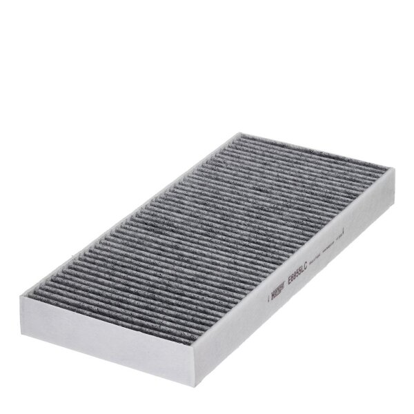 Activated carbon filter 354-162mm 37mm HENGST FILTER for e.g. MAN TGS II