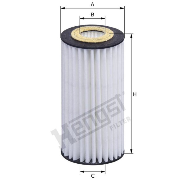 Oil filter insert with seal kit HENGST for AUDI CUPRA PORSCHE SEAT SKODA VW