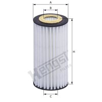 Oil filter insert with seal kit HENGST for AUDI CUPRA...