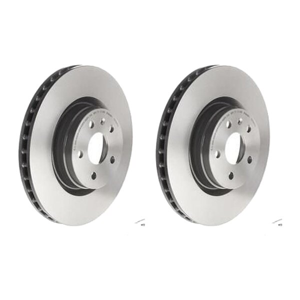 2 brake discs ventilated Ø 355 mm 32 mm BREMBO for TESLA MODEL and others