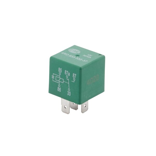 Relay Operating Current 12 V changeover contact 5-pole HELLA for FENDT