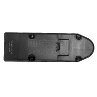 Power Window Switch 4-pin black METZGER IAM-Expertise...