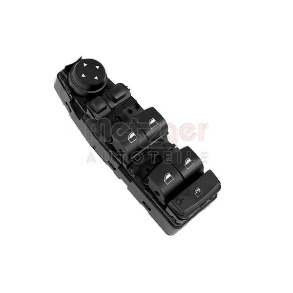 Power Window Switch 9-pin black METZGER suitable for e.g. BMW 5 Series