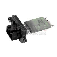 Resistor Interior Blower 3-pole 12 V METZGER for e.g....