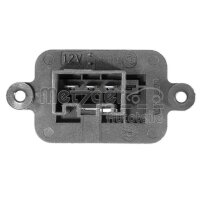 Resistor Interior Blower 3-pole 12 V METZGER for e.g....