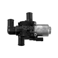 Coolant Control Valve 3-connections 2-pin METZGER for...