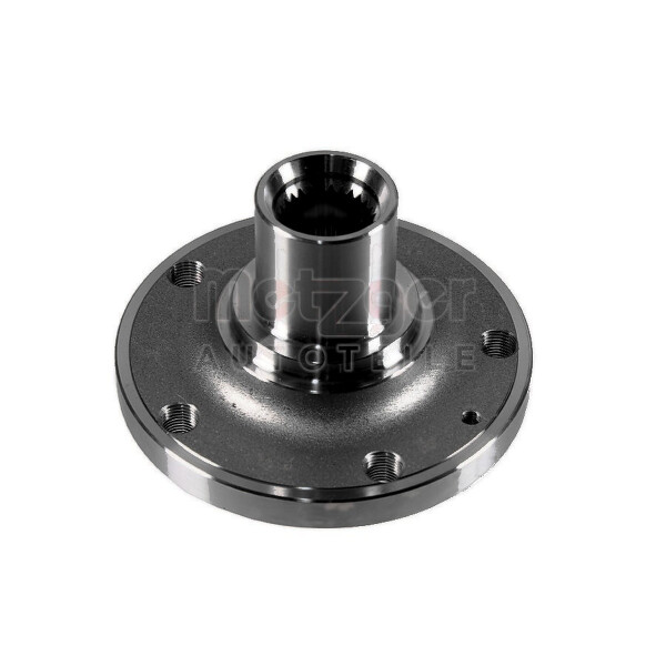 Wheel Hub front axle right Ø 130 mm 28 teeth METZGER for e.g. PEUGEOT 308
