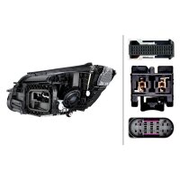 Headlight right LED HELLA suitable for e.g. MERCEDES-BENZ C-CLASS