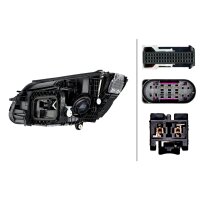 Headlight right LED HELLA suitable for e.g. MERCEDES-BENZ C-CLASS