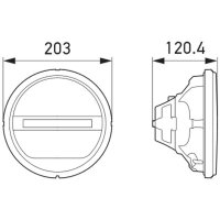 Scheinwerfereinsatz Fernscheinwerfer vorne LED HELLA...
