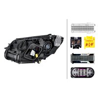 Headlight right LED HELLA suitable for e.g. MERCEDES-BENZ C-CLASS