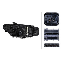 Headlight left 12 V LED HELLA Lighting Expertise suitable for BMW 3 Series