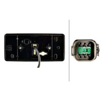 Rückleuchte beidseitig mit Rückstrahllicht 24 V LED HELLA für AEBI HAKO KRONE