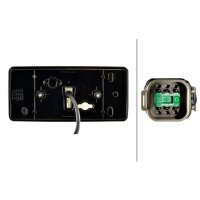 Rückleuchte beidseitig mit Rückstrahllicht 24 V LED HELLA für AEBI HAKO KRONE