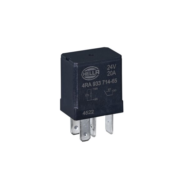 Relay Operating Current 24 V NO contact 4-pole HELLA universal for vehicles