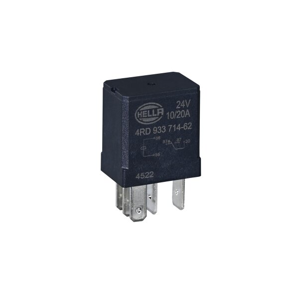 Relay Operating Current 24 V changeover contact 5-pole HELLA for vehicles