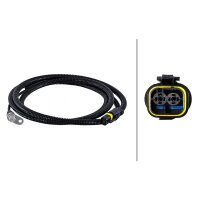 Wheel speed sensor 2-pole inductive sensor 2.090 mm cable HELLA