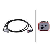 Wheel speed sensor 2-pole inductive sensor 1,750 mm cable HELLA